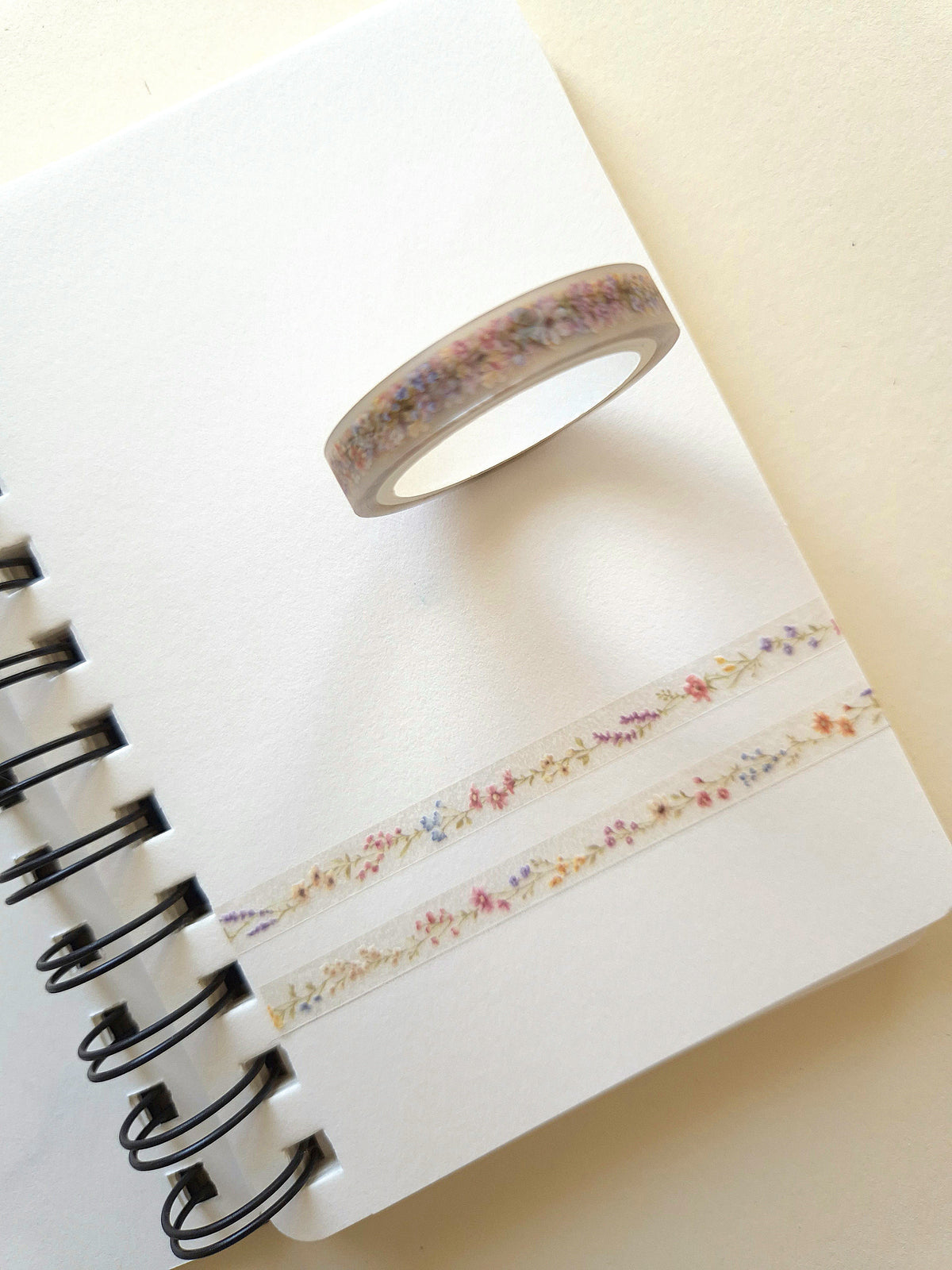 Mind Wave Flower Line 7 mm clear tape application detail