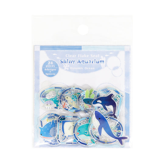 SAIEN Shiny Aquarium Dynamic Ocean clear flake stickers product image