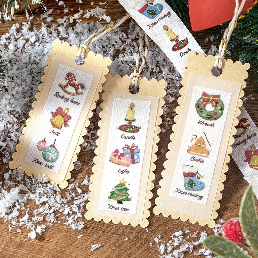 BGM 2026 Christmas Limited Edition – Pieni Stitch Foil-Stamped Washi Tape