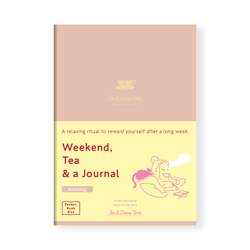 Daigo Tea Time Journal Weekend Tea & a Journal pink cover