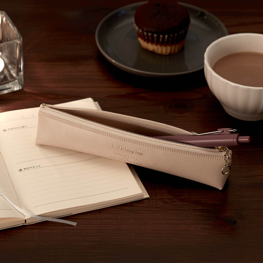 Daigo Tea Time Journal styled with coordinating Tea Time Slim Pen Case