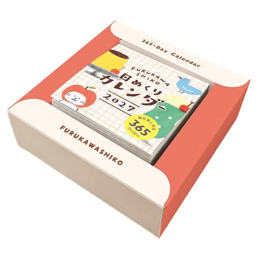 Furukawa Shiko Daily Flip Calendar – Furukawa 2027 presentation box