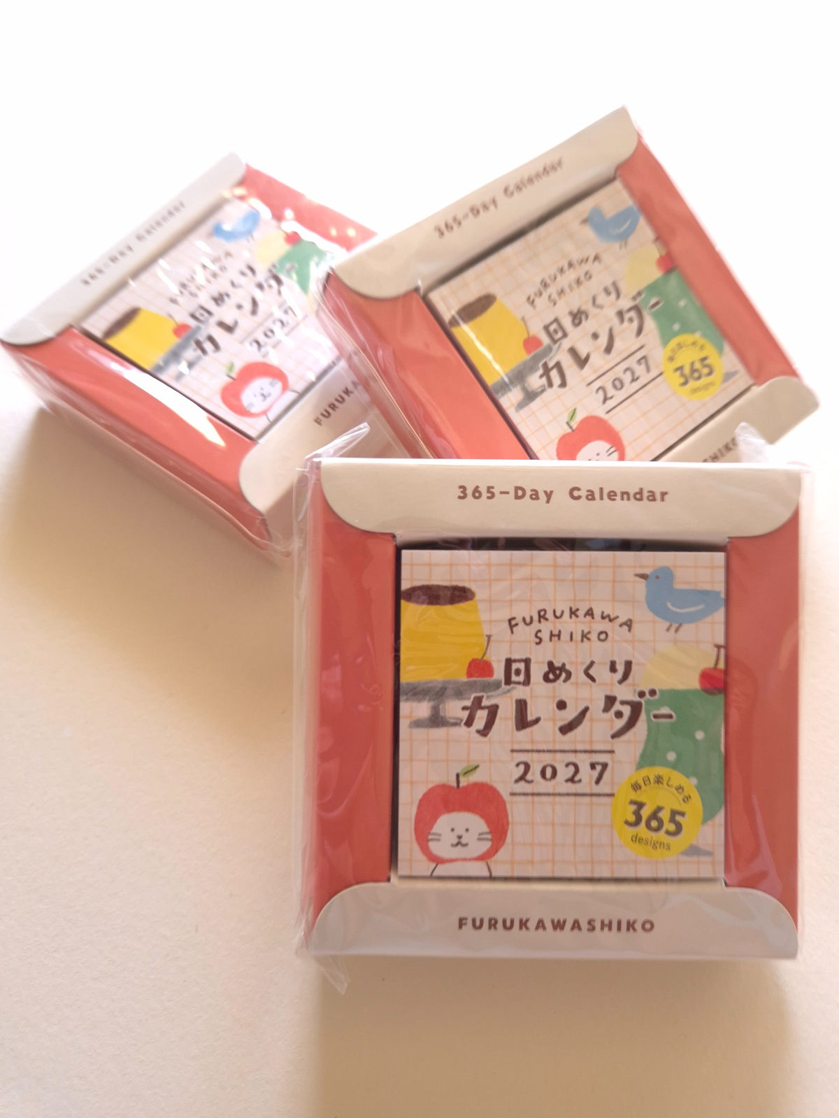 Furukawa Shiko Daily Flip Calendar – Furukawa 2027 close-up product photo