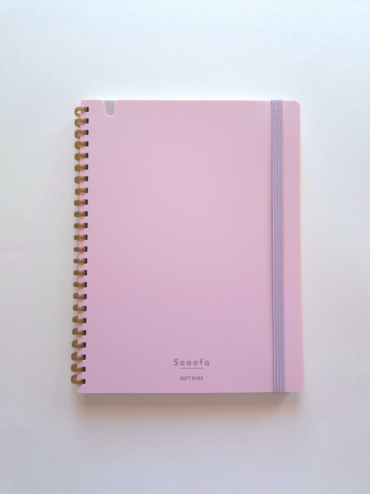 KOKUYO Sooofa Soft Ring Notebook A5 Pink front cover