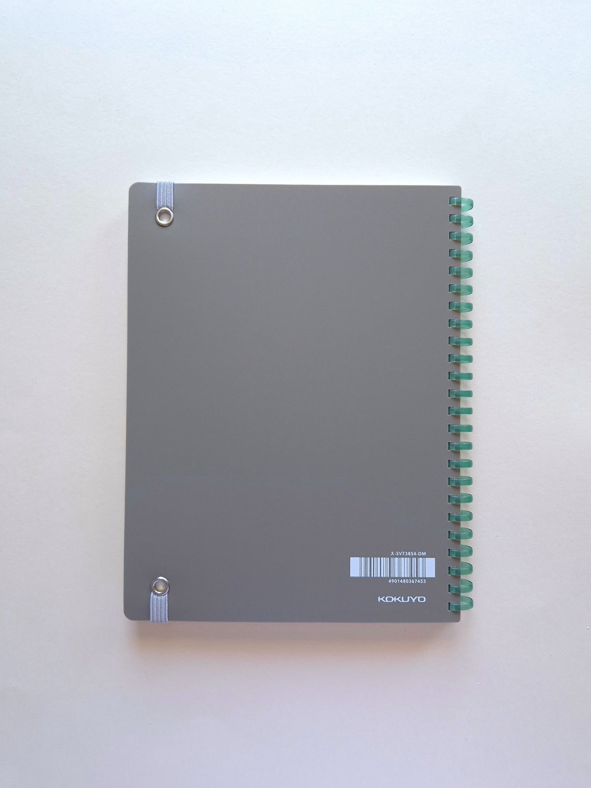 KOKUYO Sooofa Soft Ring Notebook A5 Warm grey back cover