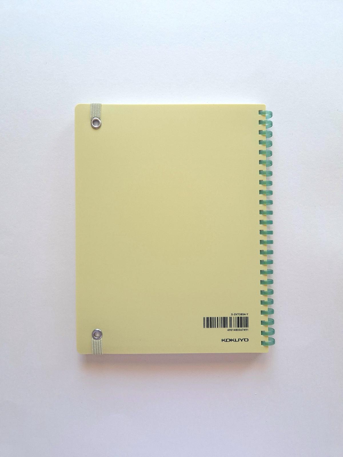 KOKUYO Sooofa Soft Ring Notebook A5 Yellow back cover