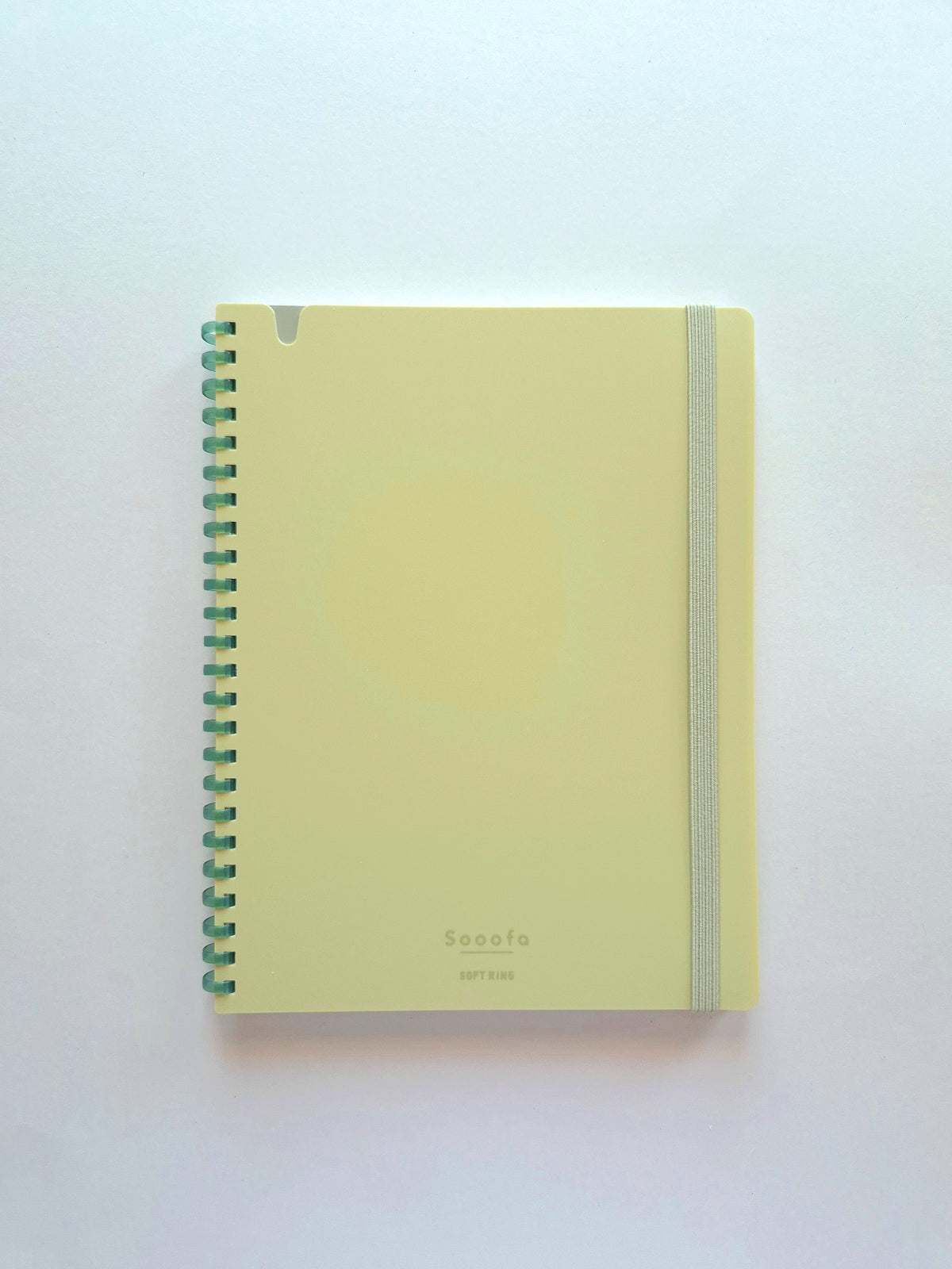 KOKUYO Sooofa Soft Ring Notebook A5 Yellow front cover