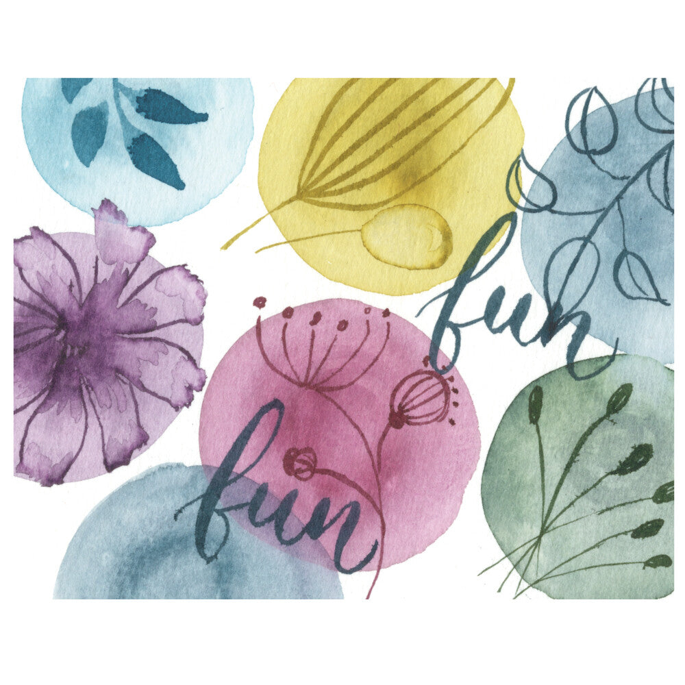 Kuretake ZIG Clean Color Real Brush Smoky Colours watercolour artwork example