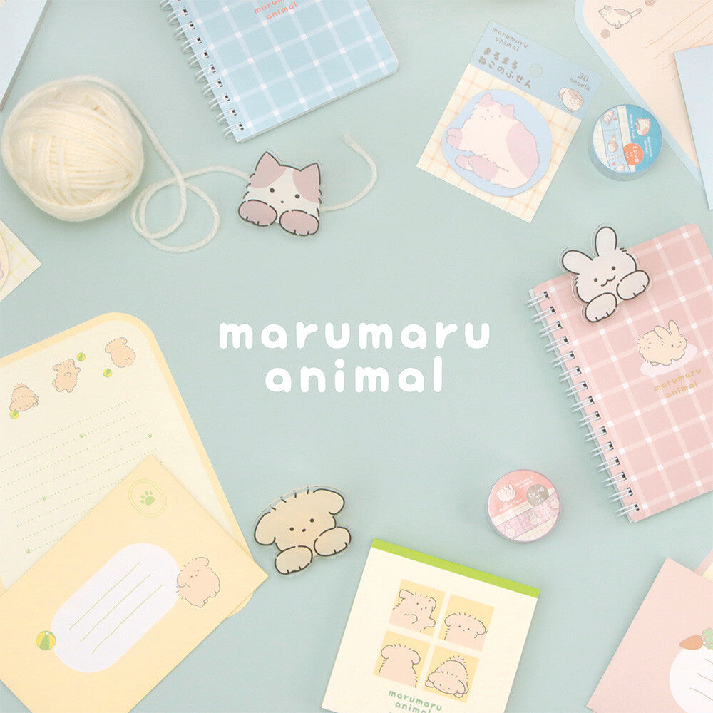 Labclip Marumaru Animal stationery collection with acrylic clips