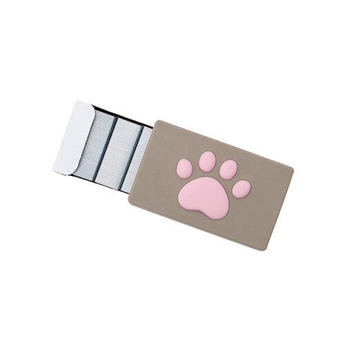 MAX No.10-1M staples in Cat’s Paw silicone case with pink paw design