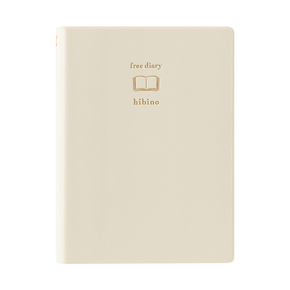 Midori Hibino Free Diary A6 Ivory cover