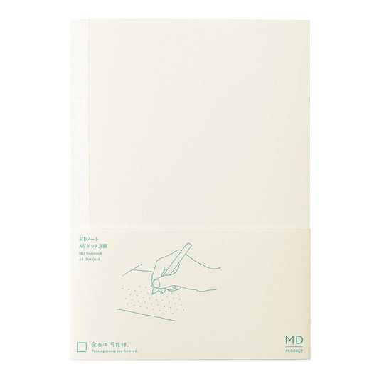 Midori MD Notebook A5 5mm Dot Grid in packaging