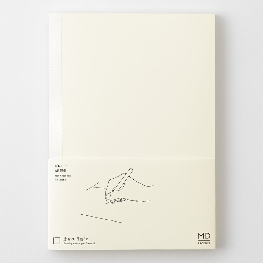 Midori MD Notebook A5 Blank packaged alternate view