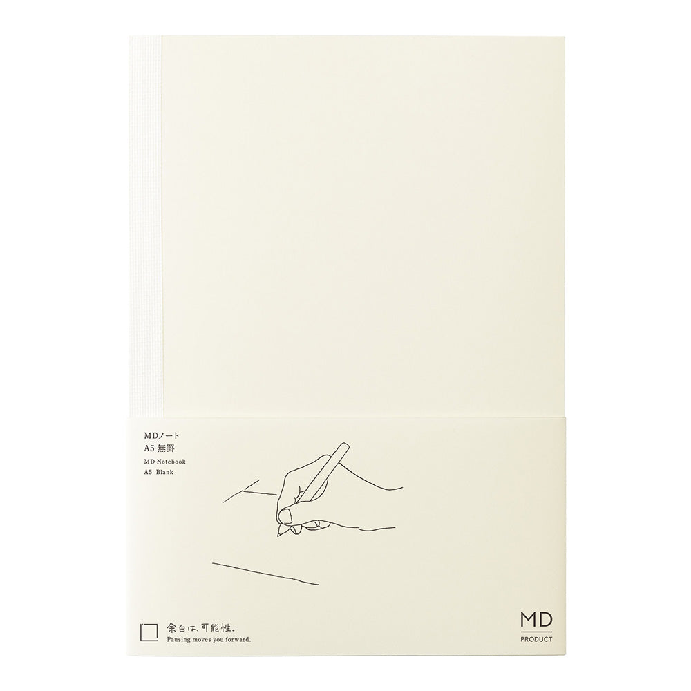Midori MD Notebook A5 Blank in packaging