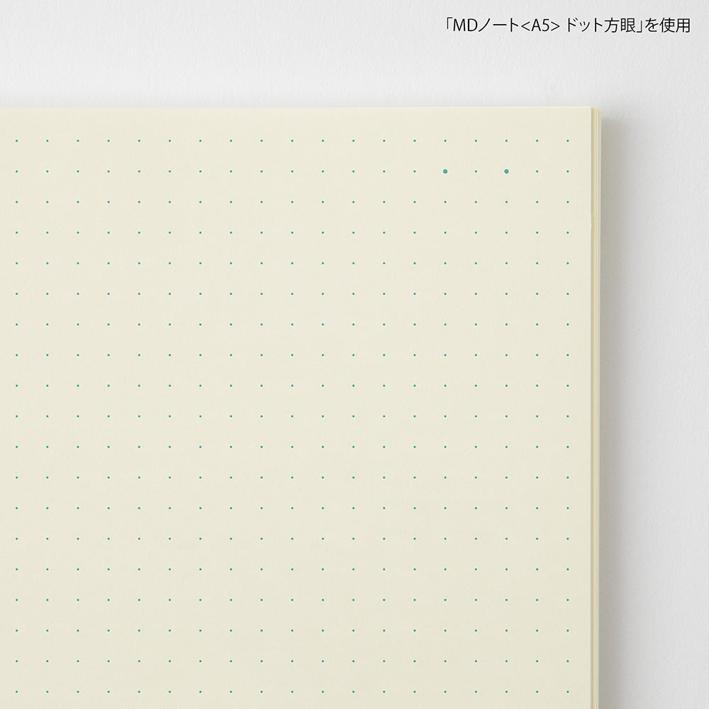 Midori MD Notebook B6 Slim 5 mm dot grid close-up