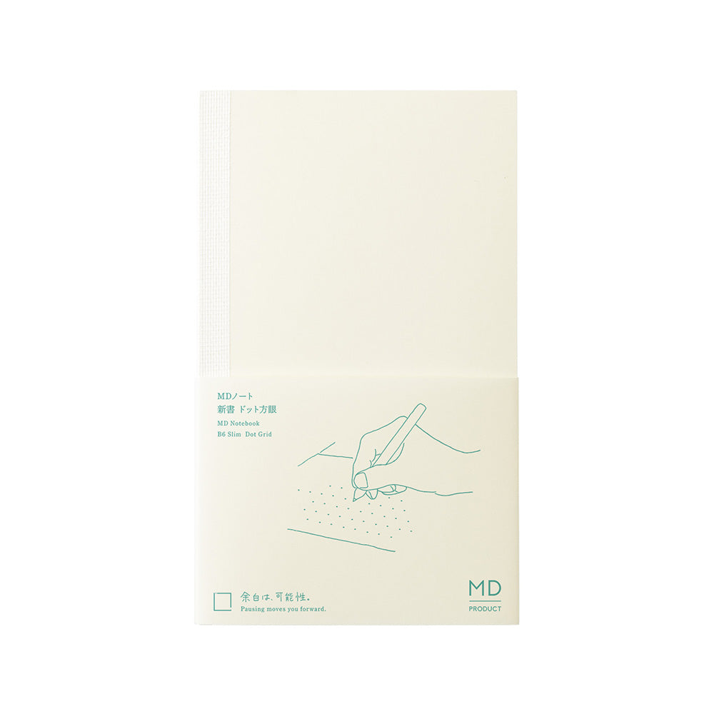 Midori MD Notebook B6 Slim Dot Grid in packaging