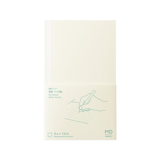 Midori MD Notebook B6 Slim Dot Grid in packaging