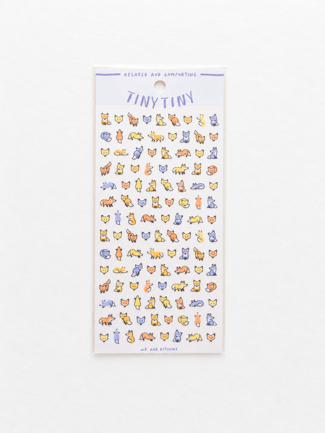 Mind Wave Tiny Tiny Sticker – We Are Kitsune sticker sheet front
