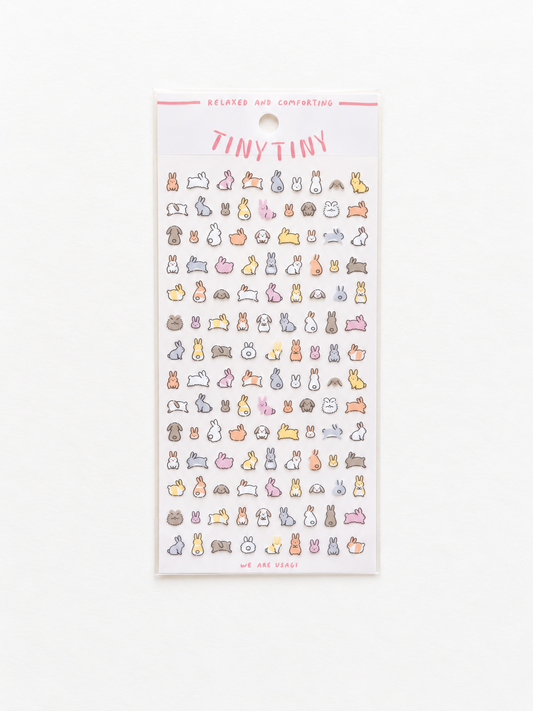 Mind Wave Tiny Tiny Sticker – We Are Usagi sticker sheet front