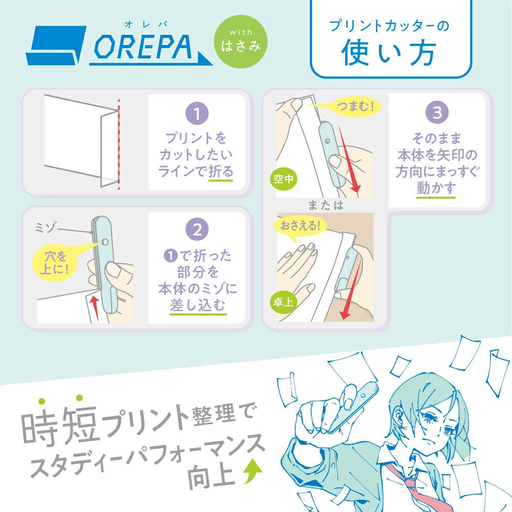 Sonic OREPA Print Cutter + Mini Scissors print cutter instructions