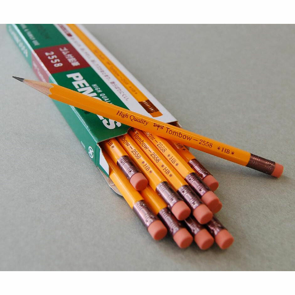 Tombow 2558 HB Pencil with Eraser – pencils with box