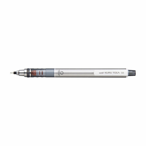 Uni Kuru Toga Standard 0.5 mm Mechanical Pencil in Silver