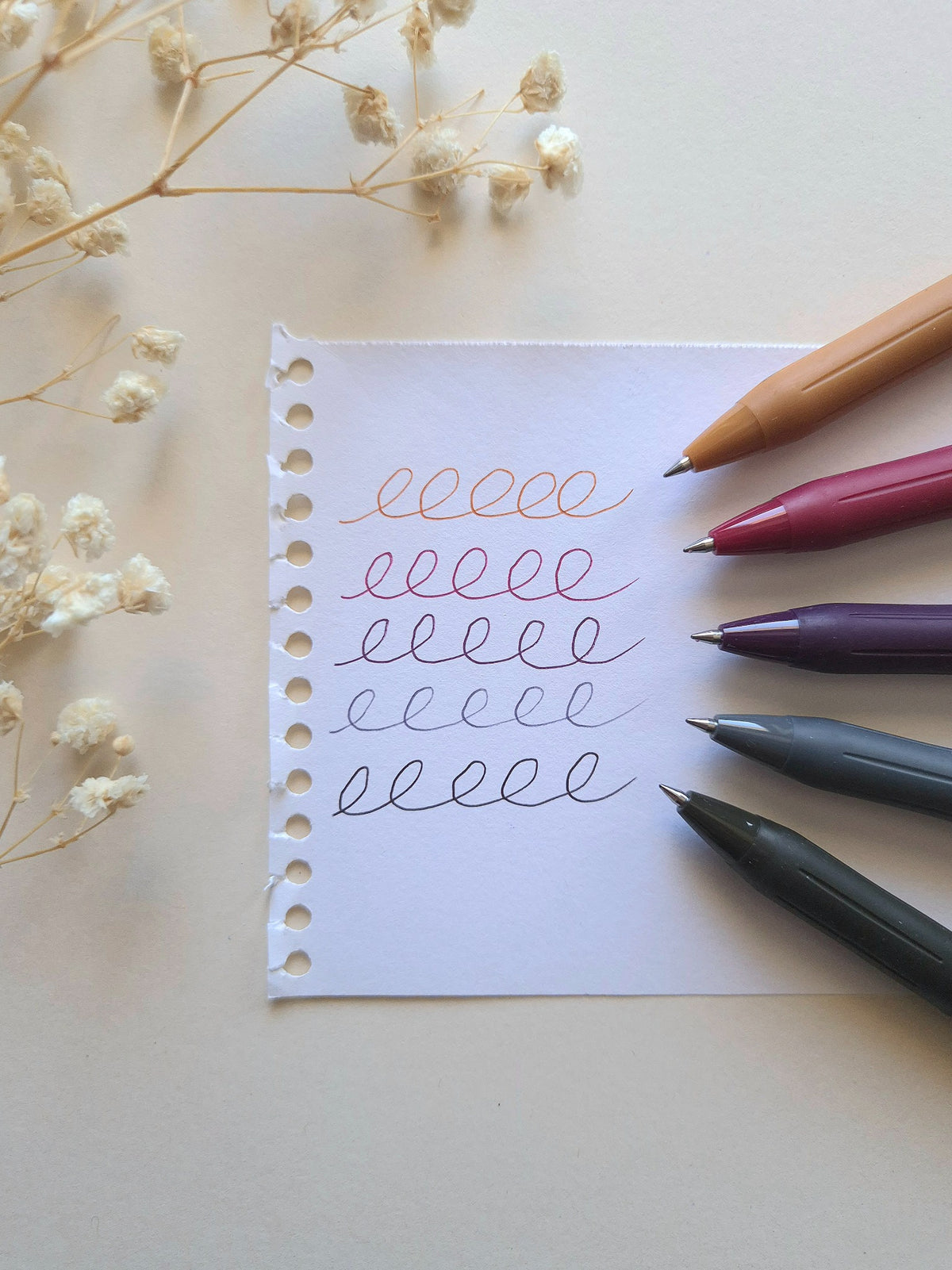 Zebra Sarasa Clip 0.5 Vintage Colour 2 – writing sample